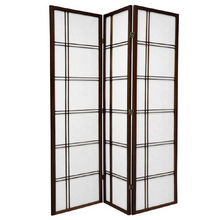 3 Panel Cross Room Divider Screen